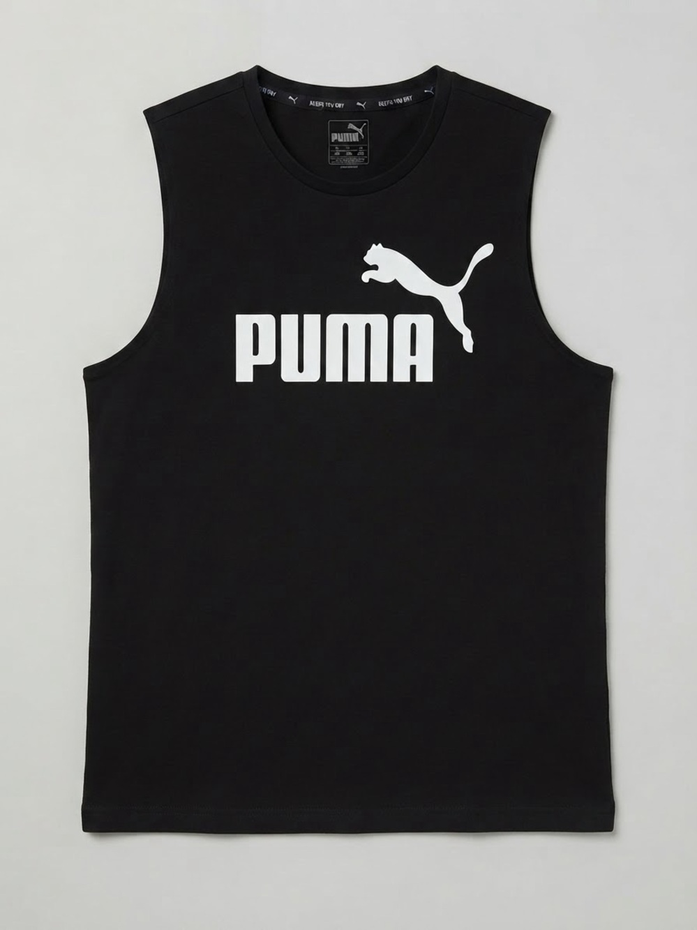 Puma Black Tank with White Logo